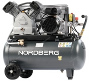 nordberg ncp50/420 компрессор поршневой с ременной передачей 380в, ресив. 50л, 420л/мин