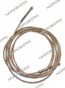 запчасть nordberg трос для подъемника 4120a-4t (l=8700мм)