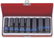 king tony набор ударных глубоких торцевых головок 1/2", шестигранные, 12-24 мм, 8 предметов 4410mp01