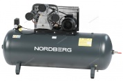 компрессор поршневой с ременной передачей 380в, ресив. 500л, 950л/мин nordberg ncp500/950