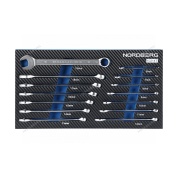 набор ключей комбинированных в ложементе, 14 предметов для тележки nordberg 10214t