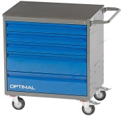 тележка инструментальная, 5 выдвижных ящиков /optimal-nt125/ optimal nt125