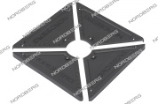 накладки пластиковые на стол 24'' для 4639 (комплект) nordberg 01-00002299