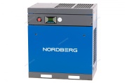 компрессор винтовой, 11 квт, 1550 л/мин, 10 бар, ip23, без ресивера nordberg ncb15