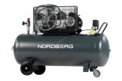 компрессор поршневой с ременной передачей 380в, ресив. 200л, 580л/мин nordberg ncp200/580