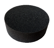 asturomec полировальник v90711 ультрамягкий черный 160х55мм, крепление "липучка"