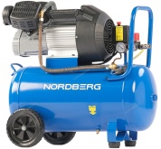 компрессор поршневой v-образный 220в, ресив. 50л, 360л/мин nordberg nce50/360v
