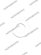 nordberg запчасть прокладка 34 для стойки n3405 (2019)