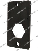 пластина фиксатор шестигранника nordberg c-70-1220003