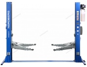 подъемник двухстоечный 5 т, нижняя синхронизация, с электростопорами, 380 в, синий nordberg n4122ae-5b_380