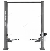 подъемник двухстоечный 4 т, верхняя синхронизация, h=3,6 м, 380 в, серый nordberg n4120h-4g_3+2_380