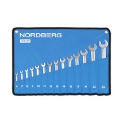 набор ключей комбинированных 14 шт, планшет тетрон nordberg 10214p