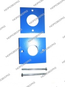 nordberg запчасть комплект пластин крепления цилиндра для n3612