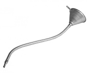 воронка jtc-3108 металлическая с гибким наконечником 370мм