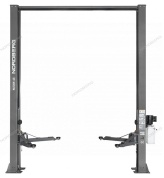 подъемник двухстоечный 4 т, верхняя синхронизация, h=3,6 м, 220 в, серый nordberg n4120h-4g_3+2_220