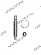 плунжер для стойки n3405 (шток с манжетами) nordberg n3405#5.6.7