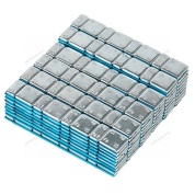 грузики самоклеящиеся (4х5 г+4х10 г) fe закругленные l=14 см, 50 лент nordberg w510fr3