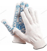 перчатки хб 6 нитей 10 класс 150текс белые 1 пара nordberg ncg610150.1