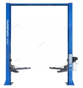 подъемник двухстоечный 4 т, верхняя синхронизация, h=3,6 м, 380 в, синий nordberg n4120h-4b_3+2_380