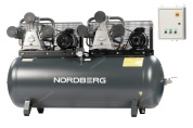 компрессор поршневой с ременной передачей 380в, ресив. 500л, 1900л/мин nordberg ncp500/1900