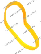 nordberg запчасть ремень (желтый) для nl1