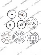 ремкомплект mega/nordberg rn15-4c для домкрата n15-4