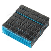 грузики самоклеящиеся (4х5+4х10 г) fe закругленные l=14 см, черные, 50 лент nordberg w510fr3b