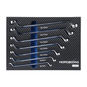 набор ключей накидных в ложементе, 7 предметов для тележки nordberg 10407t