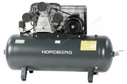 компрессор поршневой с ременной передачей 380в, ресив. 270л, 950л/мин nordberg ncp300/950