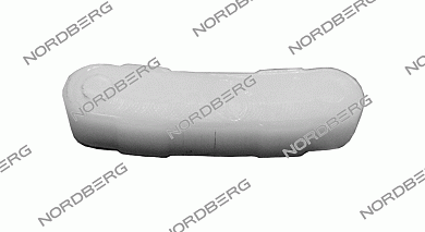 nordberg опция вставка x003427 защитная плоская, пластик для 4638e (для головки x000017)