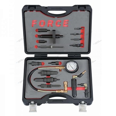 компрессометр для дизельных двигателей 0-70 бар, 13пр. в кейсе