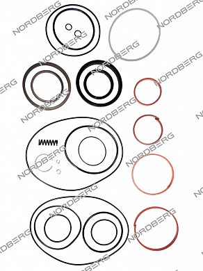 ремкомплект цилиндра с xtp для домкрата n302 nordberg 000002040