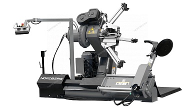 станок шиномонтажный для грузовых автомобилей 14"-42", с пультом на штанге, 380v, серый nordberg 46trk42(g)