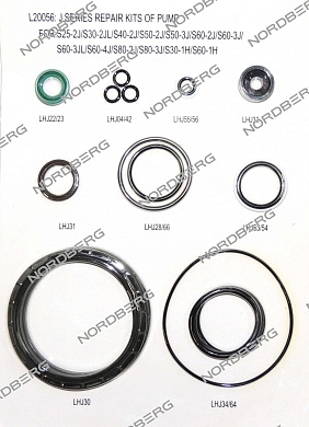 ремкомплект пневмонасоса pk для домкрата n502 nordberg 000003770