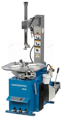 станок шиномонтажный 220v п/автомат, односкоростн, синий nordberg 4638(b) 220