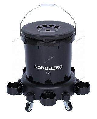 ведро для мойки на колесах nordberg bu1