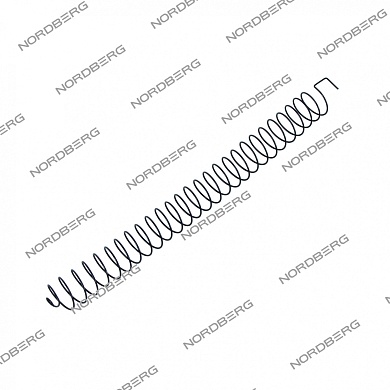 пружина линейки tb-l-0101007 для nordberg 4524e d=20mm