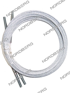 nordberg запчасть трос для подъемника n4120b-4t (2 шт/комплект)