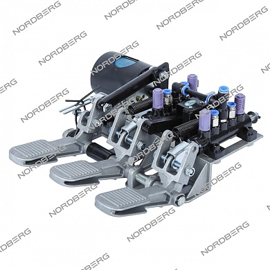 узел педальный (3 педали в сборе) nordberg 6000230
