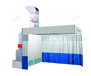 nordberg пост подготовки nb100c к окраске с колоннами (с горелкой)