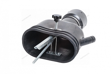 насадка резиновая овальная с внутренним фиксатором на шланг d=100 мм nordberg an100dp