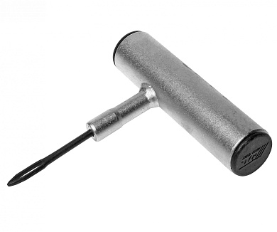 шило jtc-3922 для ремонта автомобильных шин с металлической ручкой и сменной насадкой, длина 53мм