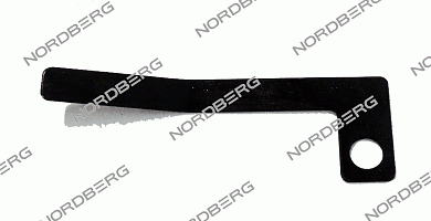nordberg запчасть шмс пружина плоская для 4638, 4639 (левая)