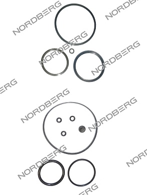 запчасть nordberg ремкомплект прокладок для домкрата n3120