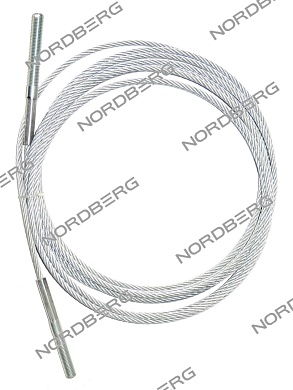 nordberg запчасть трос металлический для 4120h2-4t (10350мм)
