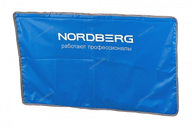 накидка на крыло 110х65 прямоугольная без выреза с магнитом и подкладкой nordberg nn1r