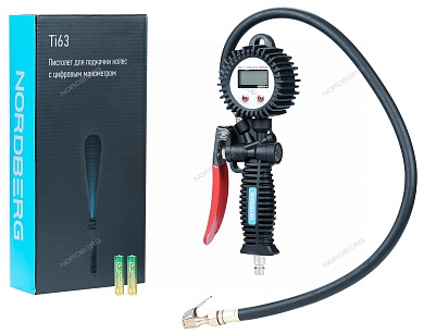 пистолет для подкачки колес с цифровым манометром nordberg ti63