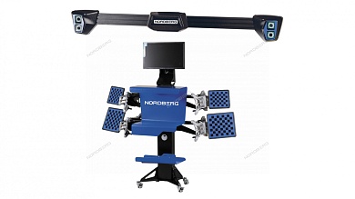 стенд сход-развал 3d четырехкамерный настенный, синий nordberg c804-c (5005)