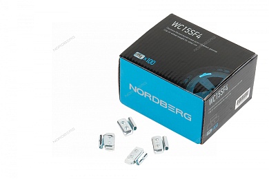 грузики балансировочные для стальных дисков fe 15 г, 100 шт. nordberg wc15sf4