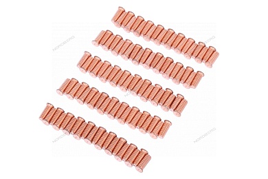 болт омедненный для сварки, 100 шт. nordberg f016(m6)